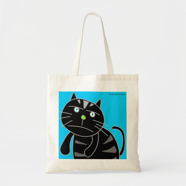 Bolsa de tocador de gato negro (Frente)