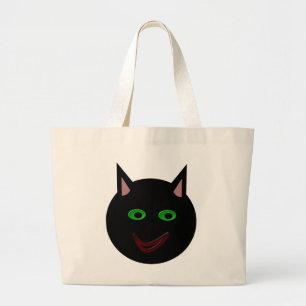 Bolsa de tocador de gato negro de Halloween
