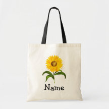 Bolsa de tocador de girasol personalizada | Diseño