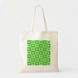 Bolsa de tocador de Green Heart Grid