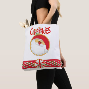 Bolsa de tocador de impresión completa de Santa Co