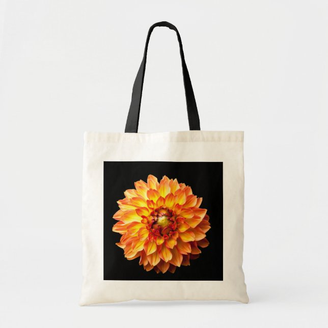 Bolsa de tocador de la flor de Dahlia. (Frente)