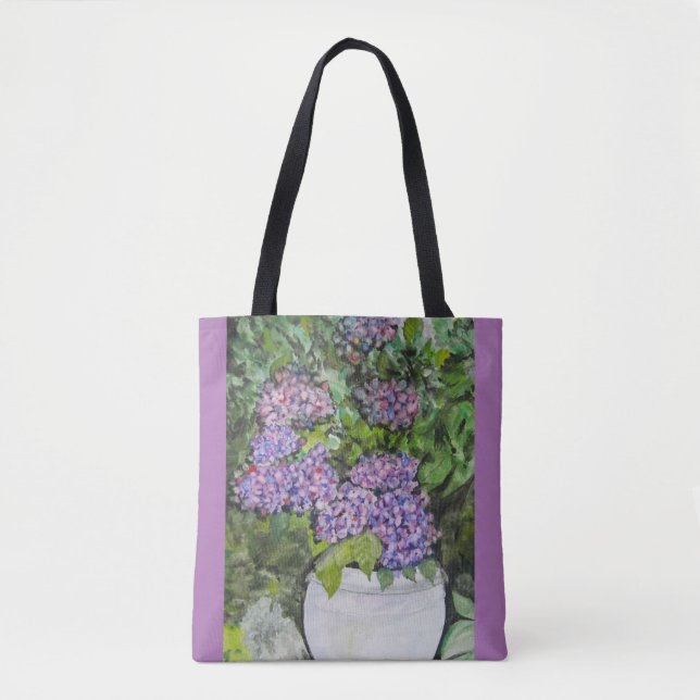 Bolsa de tocador de la flor de Hydrangea (Anverso)