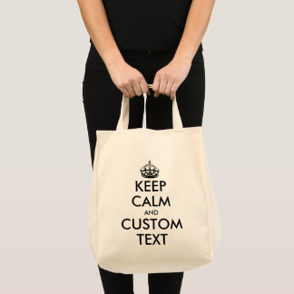 Bolsa de tocador de la marca Keep Calm en blanco y