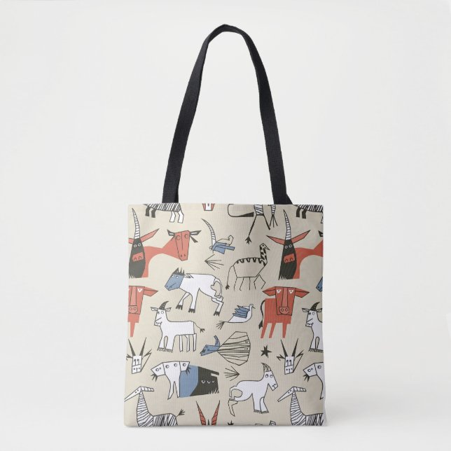 Bolsa de tocador de la menagerie de Picasso (Anverso)
