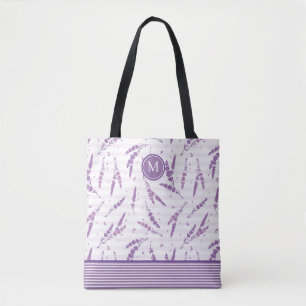 Bolsa de tocador de lavanda de monograma