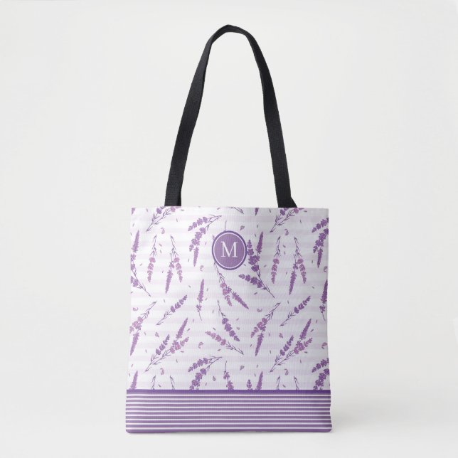 Bolsa de tocador de lavanda de monograma (Anverso)