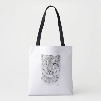 Bolsa de tocador de leopardo de la nieve