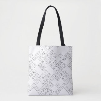 Bolsa de tocador de lienzo duradera y elegante