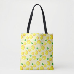 Bolsa de tocador de limón amarillo