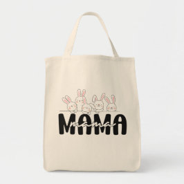 Bolsa de tocador de mamá conejita - regalo del día