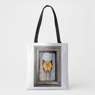 Bolsa de tocador de mariposa con caracol de borde