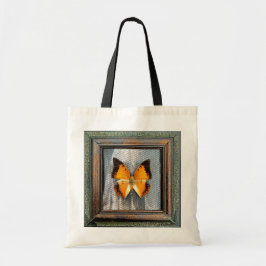 Bolsa de tocador de mariposa con caracol de borde