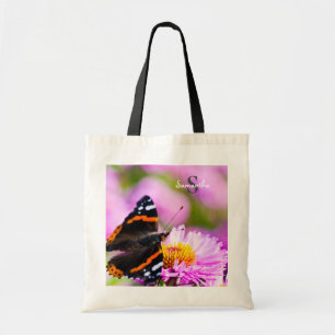 Bolsa de tocador de mariposa del Almirante Rojo