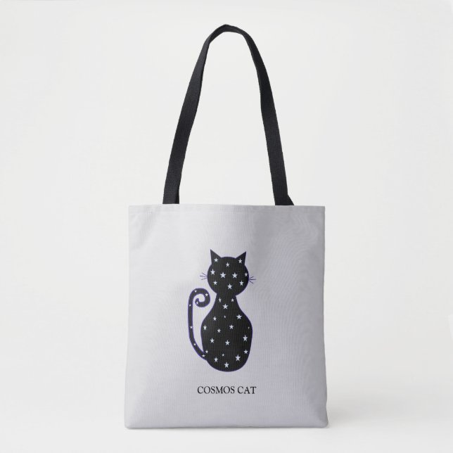 Bolsa de tocador de moda Cosmos Cat (Anverso)