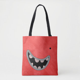 bolsa de tocador de monstruo rojo