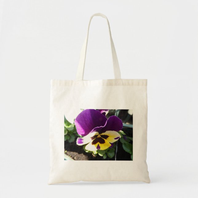 Bolsa de tocador de pansy (Frente)