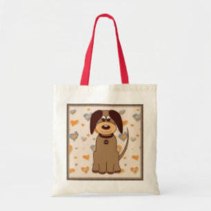 Bolsa de tocador de perro marrón