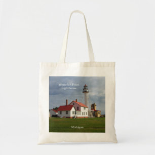Bolsa de tocador de punta blanca