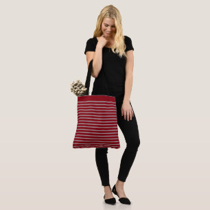 Bolsa de tocador de rayas grandes