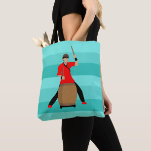 Bolsa de tocador de tambor taiko/cardio