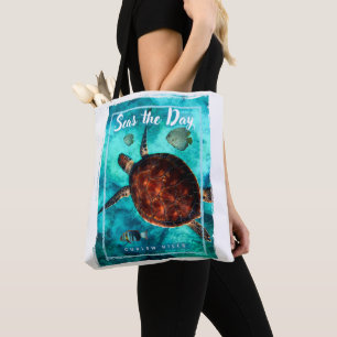 Bolsa de tocador de tortuga de malla, media