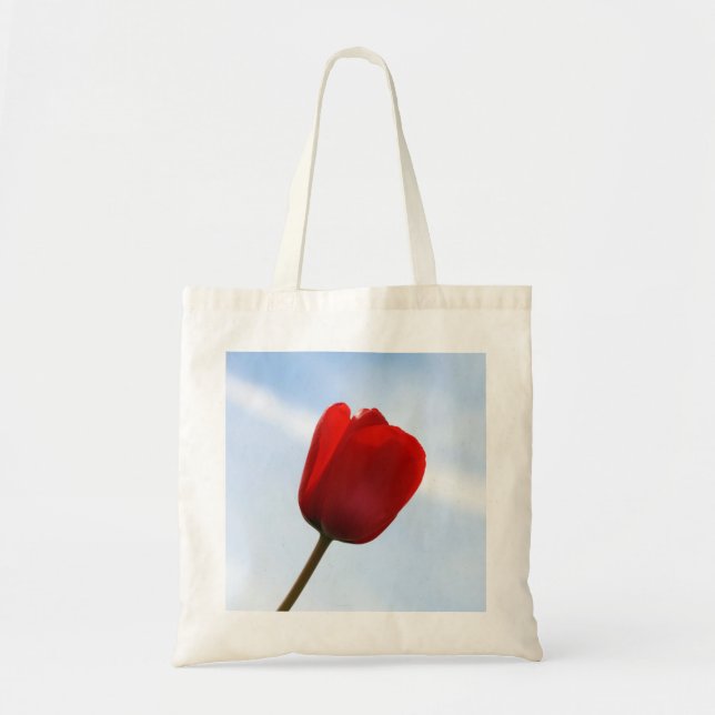 Bolsa de tocador de tulipán rojo (Frente)