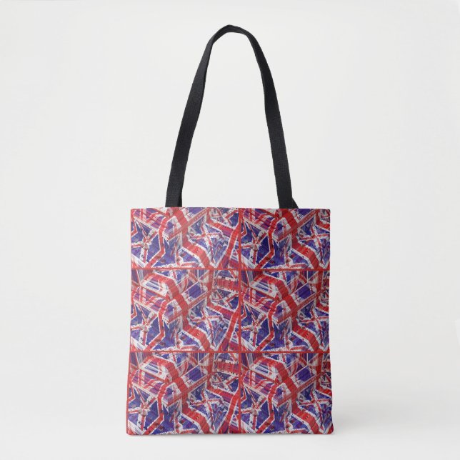 Bolsa de tocador de Union Jack Fractal (Anverso)