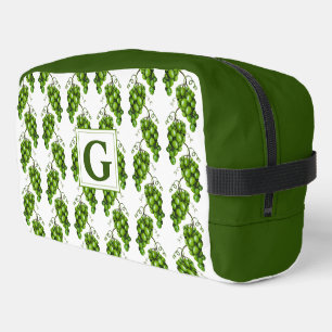 Bolsa de tocador de uvas verdes