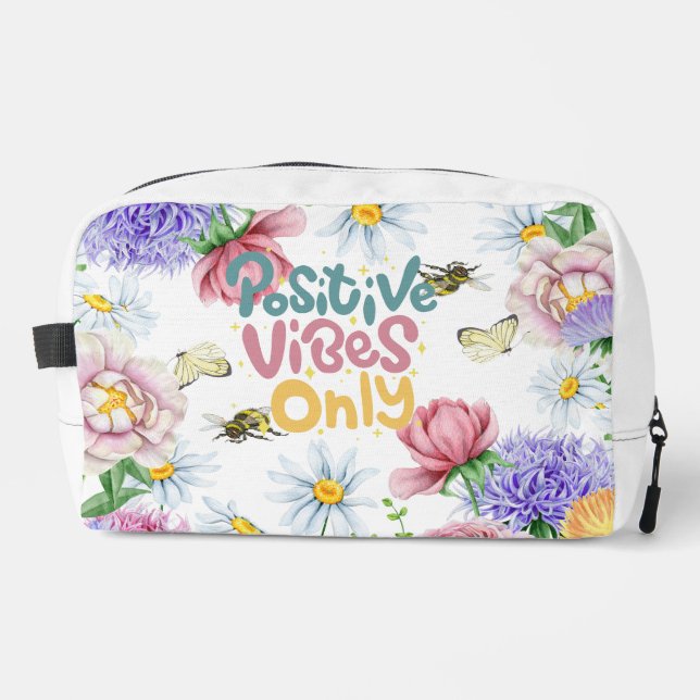 Bolsa de tocador de vibraciones positivas (Anverso)