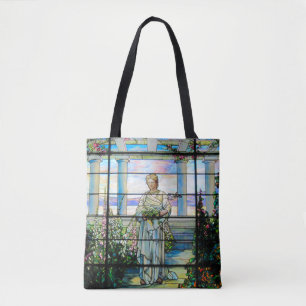 Bolsa de tocador de vidrio manchado