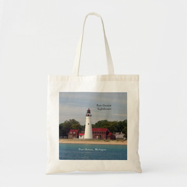 Bolsa de tocador del faro Fort Gratiot (Frente)