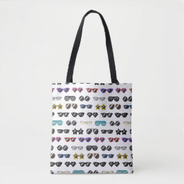 Bolsa de tocador del patrón de gafas de sol de mod