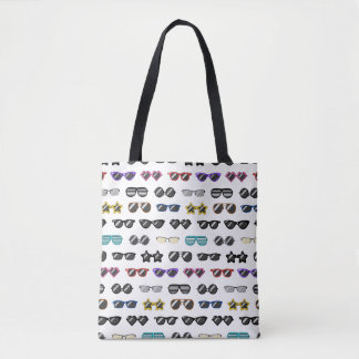 Bolsa de tocador del patrón de gafas de sol de mod