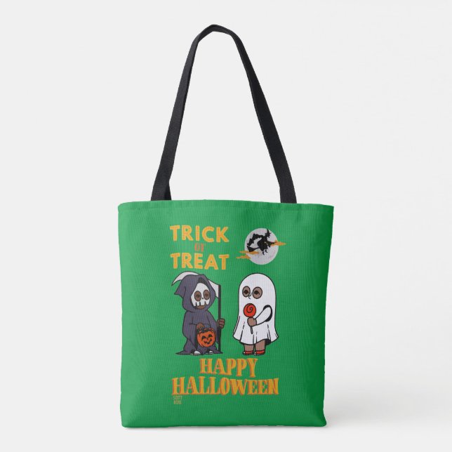 bolsa de tocador divertida "HALLOWEEN 1" (Reverso)