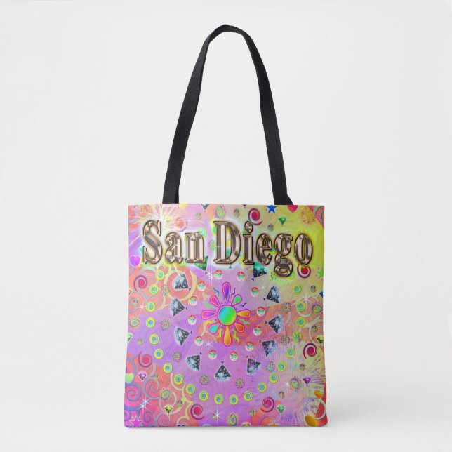 Bolsa de tocador dorada de San Diego (Anverso)