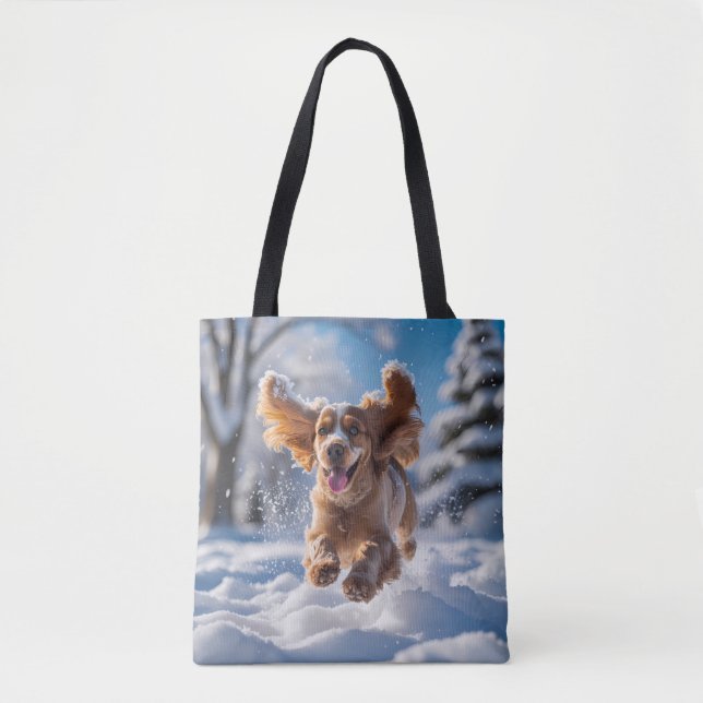 Bolsa de tocador elegante de Cocker Spaniel (Anverso)