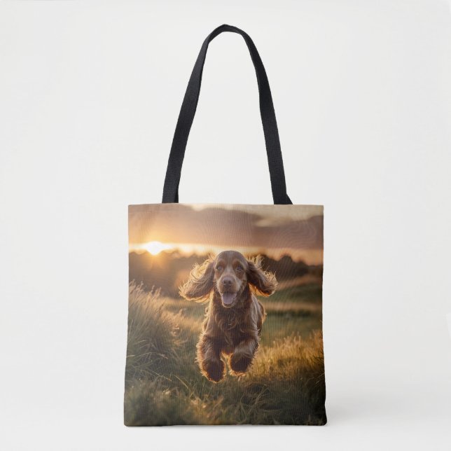Bolsa de tocador elegante de Cocker Spaniel (Anverso)