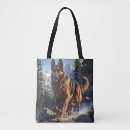 Bolsa de tocador elegante de pastor alemán