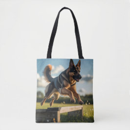 Bolsa de tocador elegante de pastor alemán