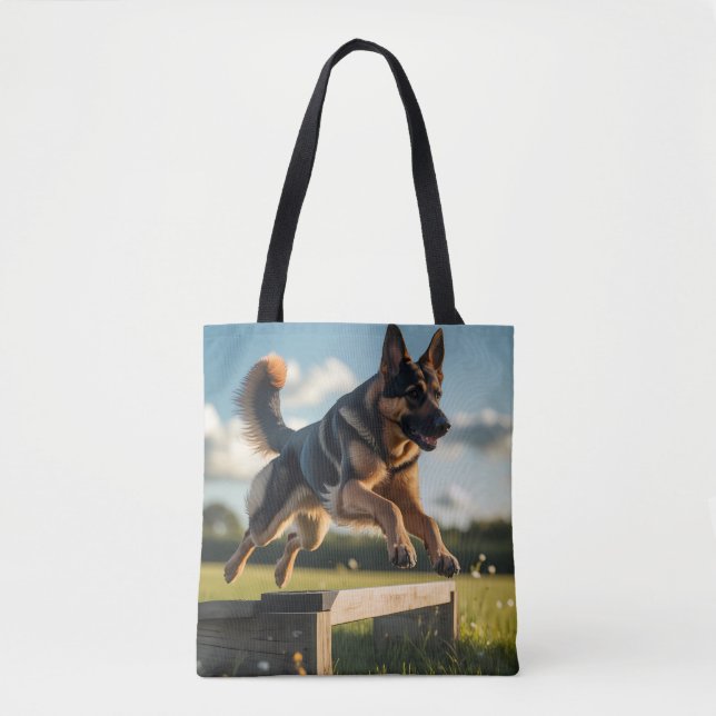 Bolsa de tocador elegante de pastor alemán (Anverso)