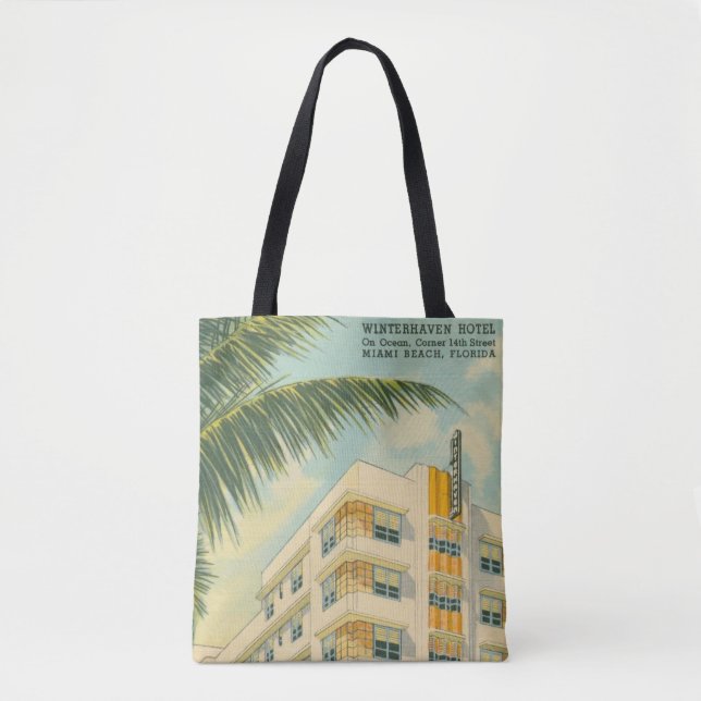 Bolsa de tocador estilo Art Deco de Miami (Anverso)