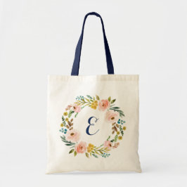 Bolsa de tocador floral de acuarela personalizada