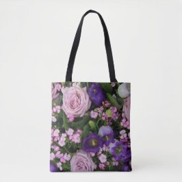 Bolsa de tocador floral de lavanda