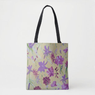 Bolsa de tocador floral de lavanda bailable