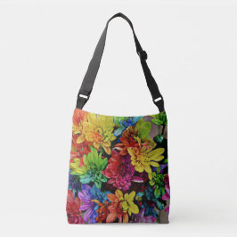 Bolsa de tocador floral multicolor