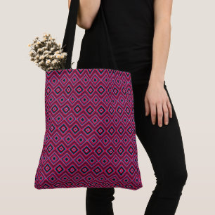 Bolsa de tocador grande azul y negro