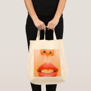 Bolsa de tocador grande de nariz y boca