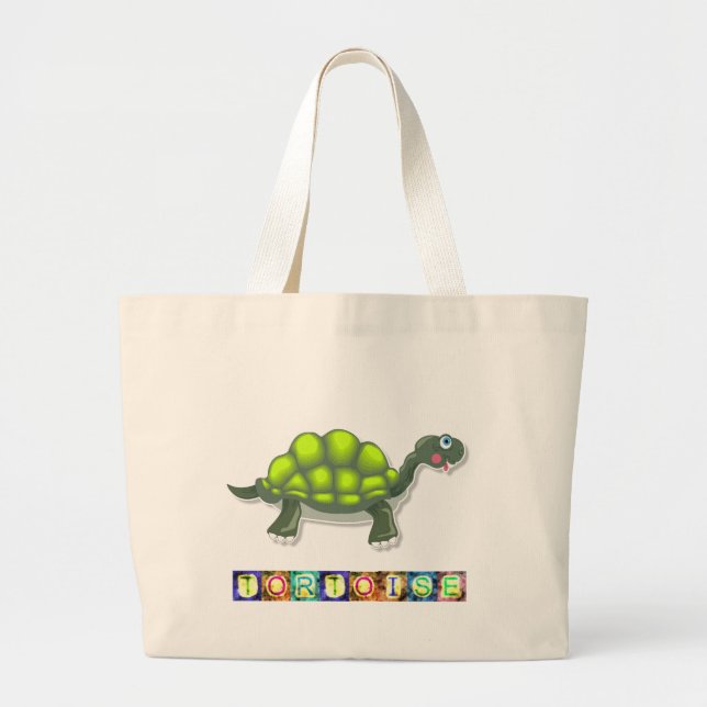 Bolsa de tocador grande de tortuga (Frente)