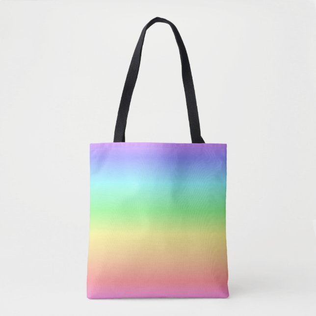 Bolsa de tocador impresa en todo el arco iris suav (Anverso)